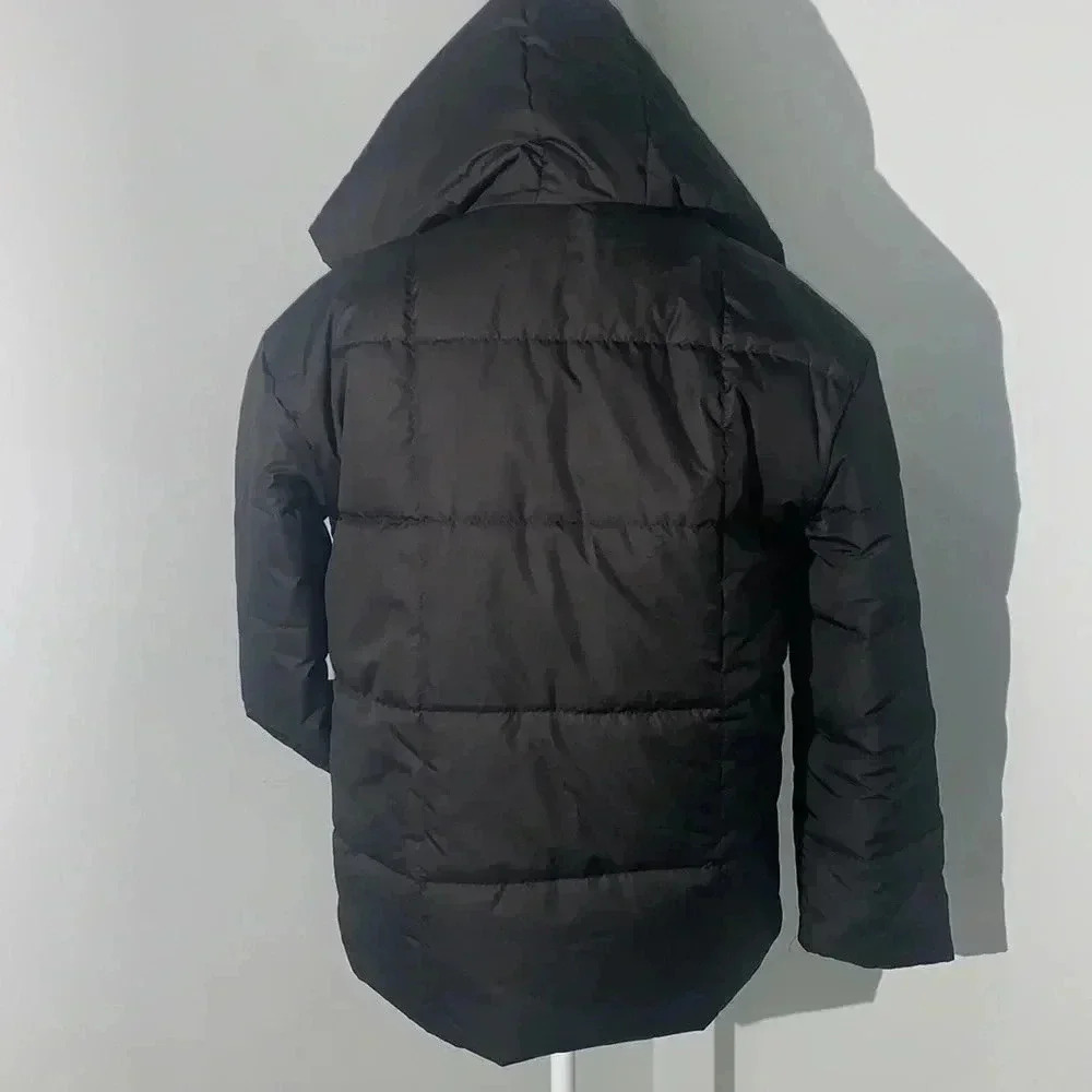 Long-sleeved Black Pillow Puffer Jacket size M/L - Picture 5 of 8